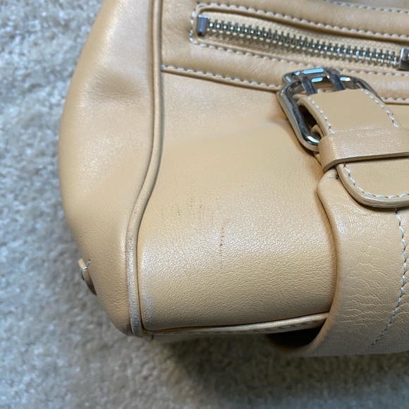 Cole Haan || Alexa SP05 Salmon Peach Leather Handbag
